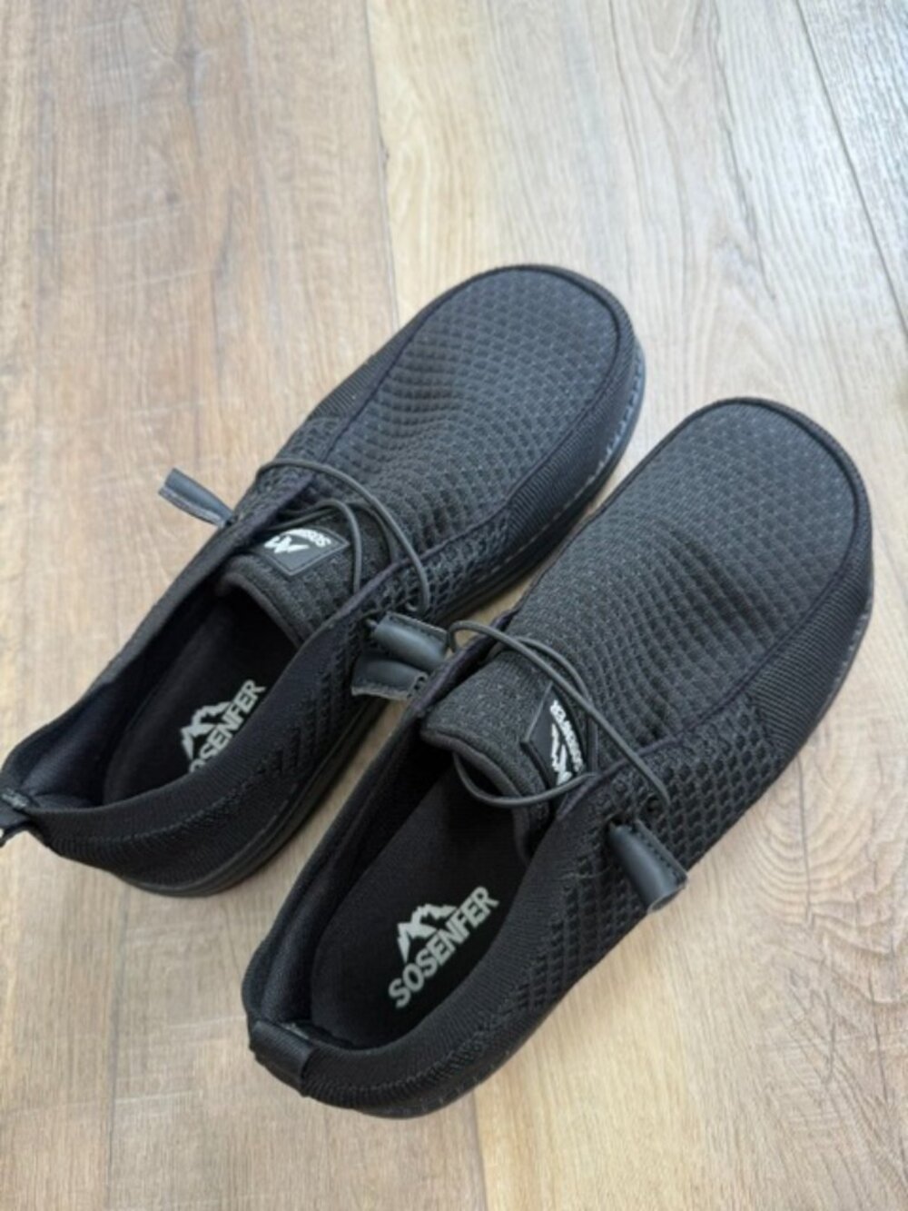 Men's Sosenifer Slip On Athletic Shoes Black Size 44 (US 11)